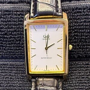 Gold and Black Women's Watch